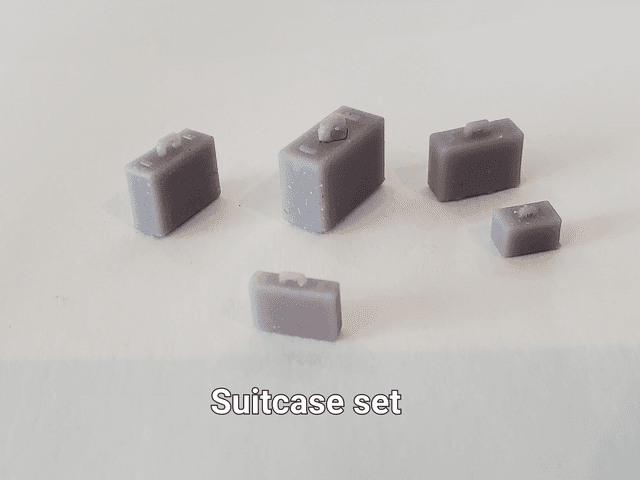 5 piece suitcase 